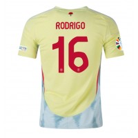 Maglie da calcio Spagna Rodri Hernandez #16 Seconda Maglia Europei 2024 Manica Corta